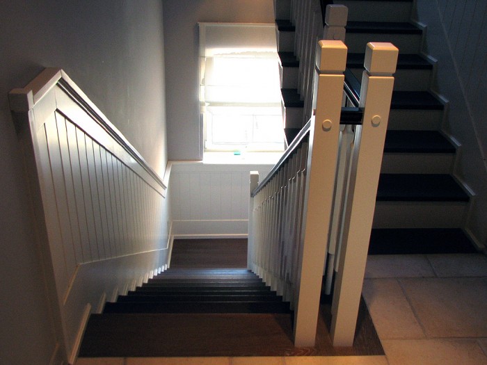 Dębowe schody